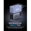 Зарядний пристрій Ugreen Nexode X756 USB C Charger 100W Mini GaN з 3 портами Grey